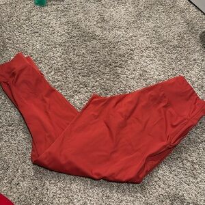 Burnt orange joggers